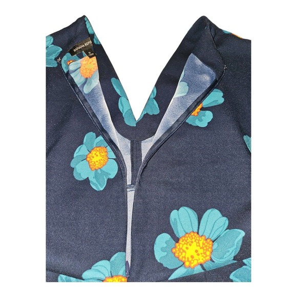 Banana Republic A-Line Dress Women's Size 0 Short Sleeve Pockets Casual Business - Picture 9 of 9